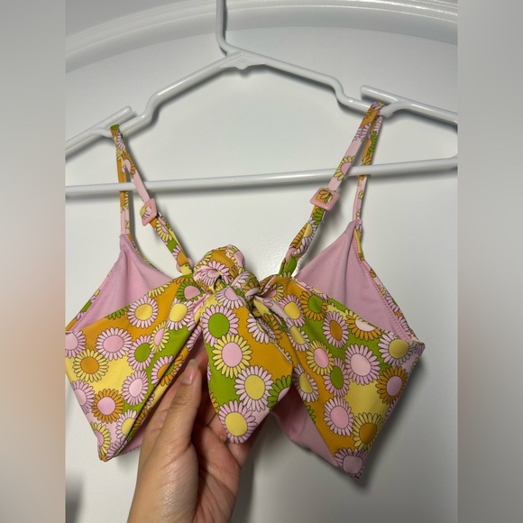 Show Me Your Mumu Del Ray Good Vibes Only Bikini Top Size medium - Picture 6 of 9